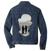 Modern Times Ending Illustration Men Denim Jacket | Artistshot