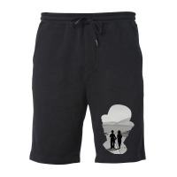 Modern Times Ending Illustration Fleece Short | Artistshot