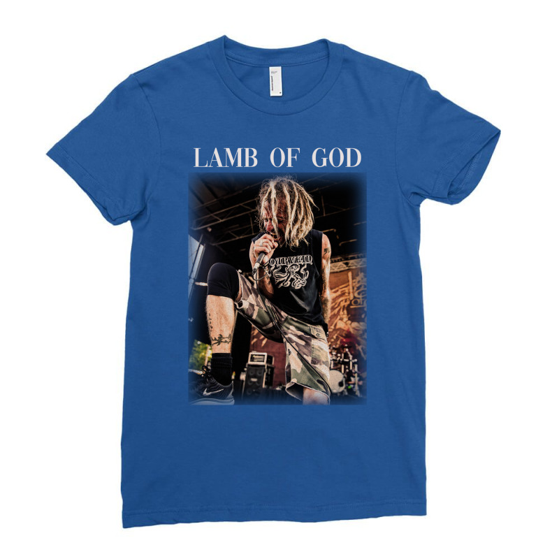 Just Scream It Randy Blythe Ladies Fitted T-Shirt by kamoufajicg | Artistshot