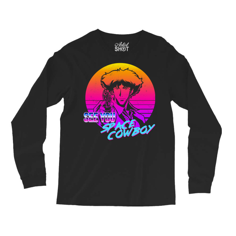 Neon Cowboy Long Sleeve Shirts by aldeeblariik | Artistshot