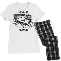 People Are People Black Women's Pajamas Set | Artistshot