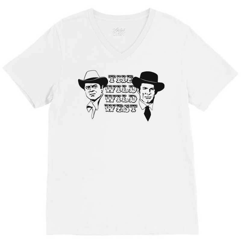 The Wild Wild West Tv Series Black V-neck Tee | Artistshot