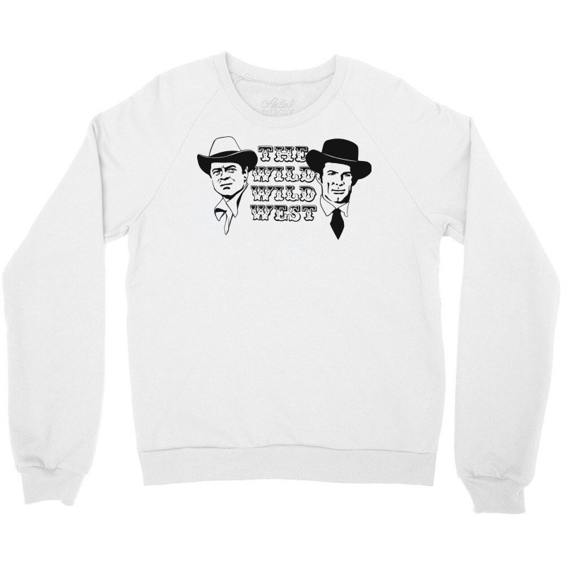 The Wild Wild West Tv Series Black Crewneck Sweatshirt | Artistshot