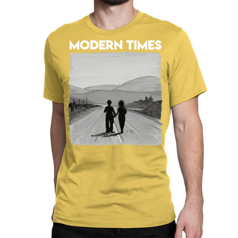 Charly Chaplin   Modern Times Classic T-shirt by chimeyandres5 | Artistshot