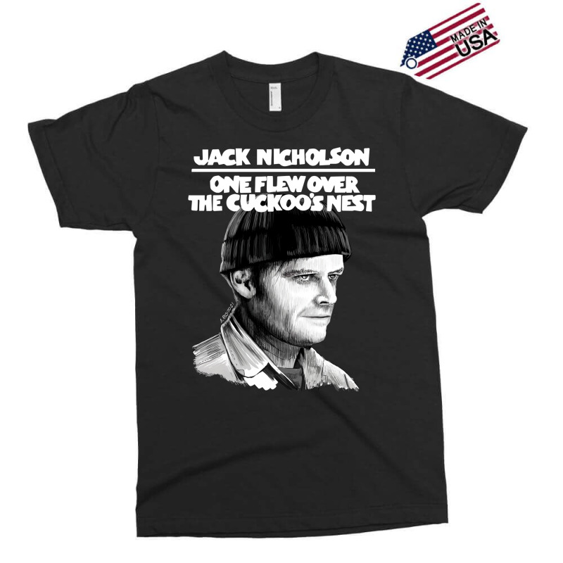 One Flew Over The Cuckoo's Nest With Title Illustration Exclusive T-shirt by aldeeblariik | Artistshot