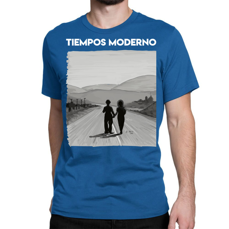 Copy Of Charly Chaplin   Modern Times Classic T-shirt by chimeyandres5 | Artistshot