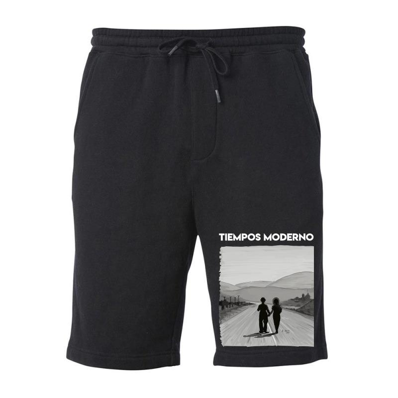 Copy Of Charly Chaplin   Modern Times Fleece Short by chimeyandres5 | Artistshot