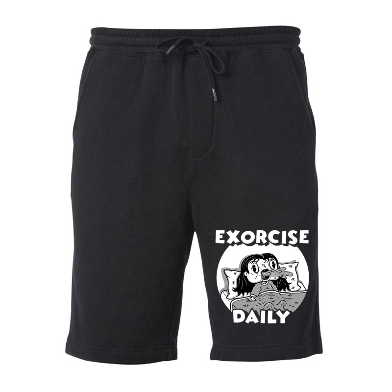 Daily Exorcism Fleece Short | Artistshot