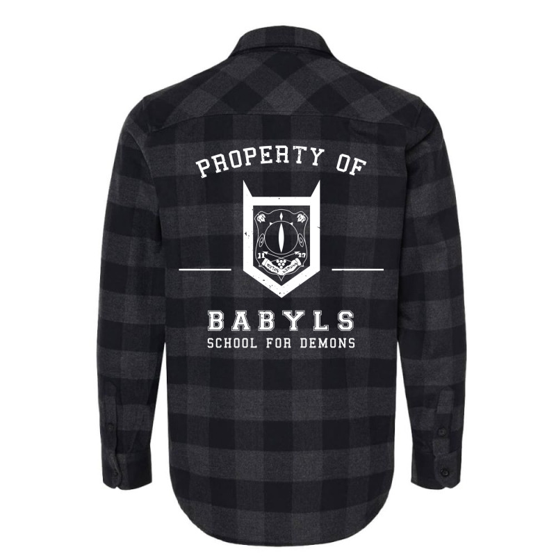 Property Of Ba Flannel Shirt by aldeeblariik | Artistshot