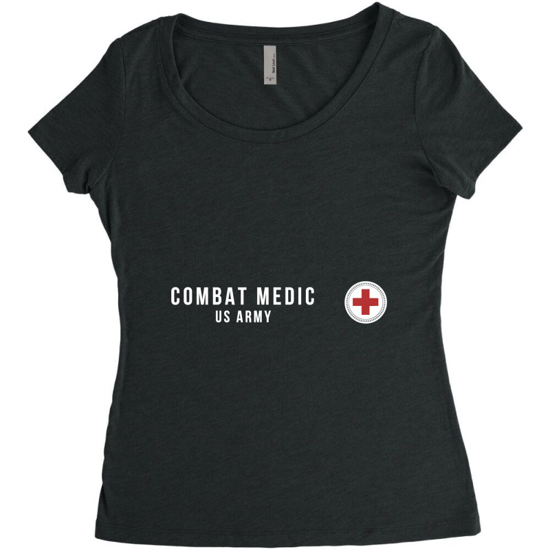 Army Combat Medic Veteran Women's Triblend Scoop T-shirt by Darlyssia89 | Artistshot