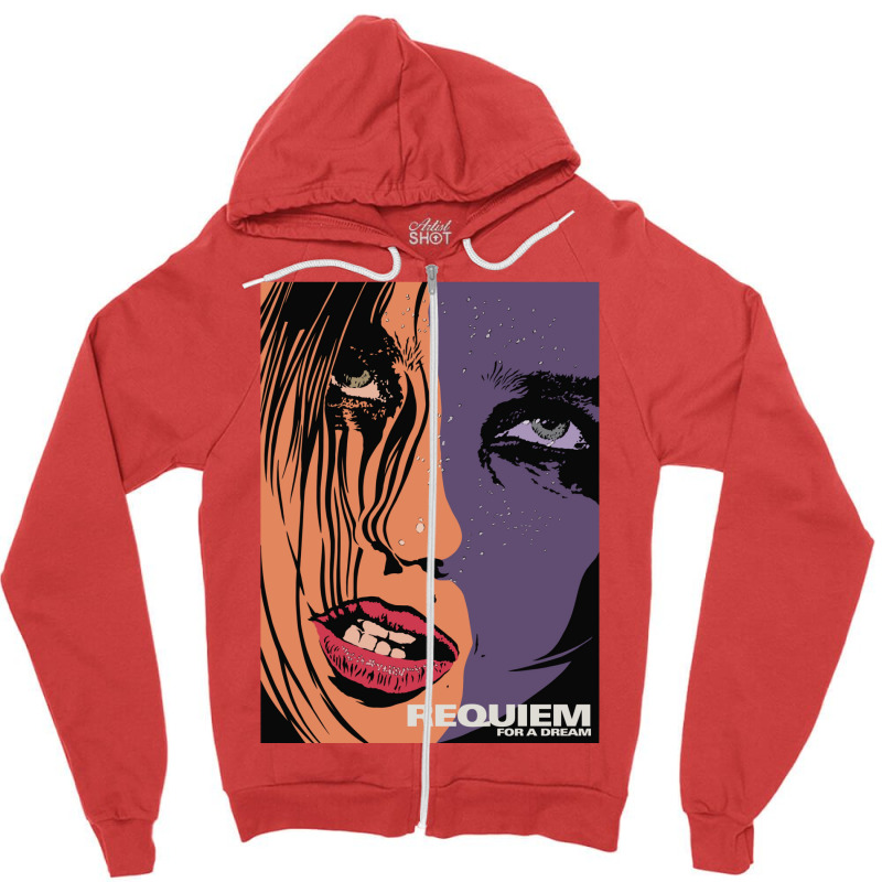 Requiem For A Dream Colour Zipper Hoodie | Artistshot