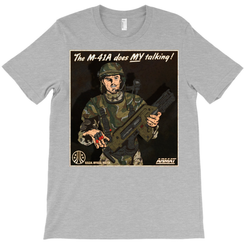 The M41a Does My Talking T-shirt | Artistshot