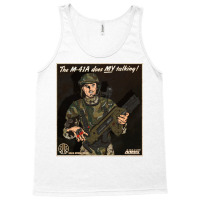 The M41a Does My Talking Tank Top | Artistshot