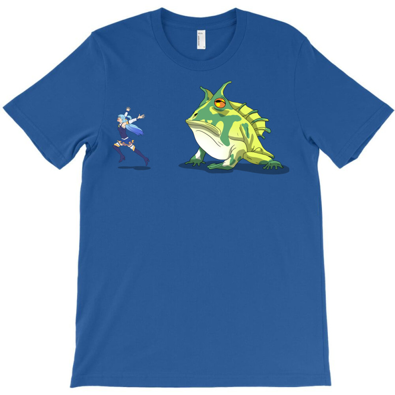 Aqua Vs Giant Paratoad T-shirt | Artistshot