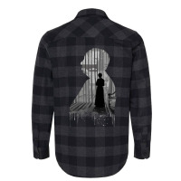 Rebecca Silhouette Illustration Flannel Shirt | Artistshot