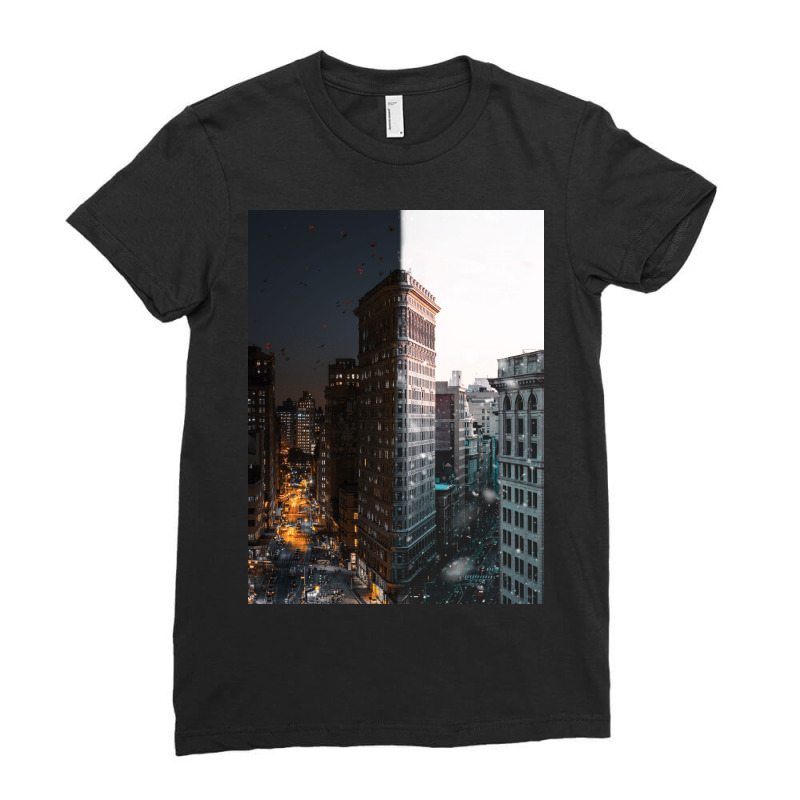 Building Ladies Fitted T-shirt | Artistshot