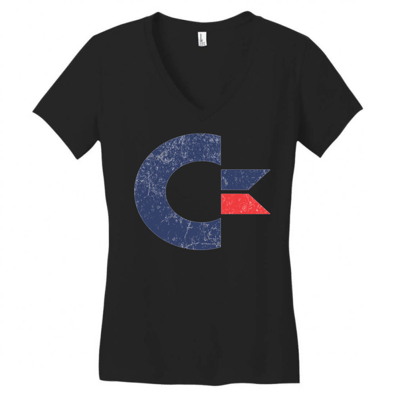 Commodore International Women's V-Neck T-Shirt by sebciomotunt | Artistshot