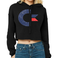 Commodore International Cropped Hoodie | Artistshot