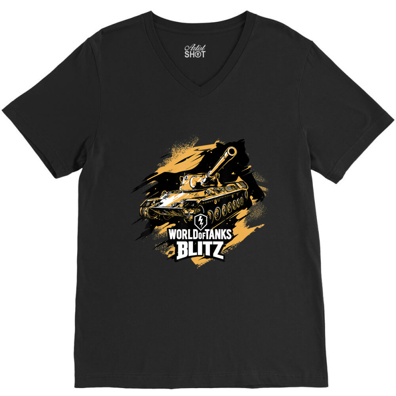 World Of Tanks Blitz Wild Leo V-Neck Tee by saucedogarrymfj | Artistshot