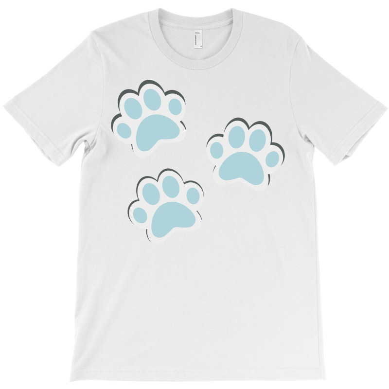 Paws Trail Cat T-Shirt by claristore | Artistshot