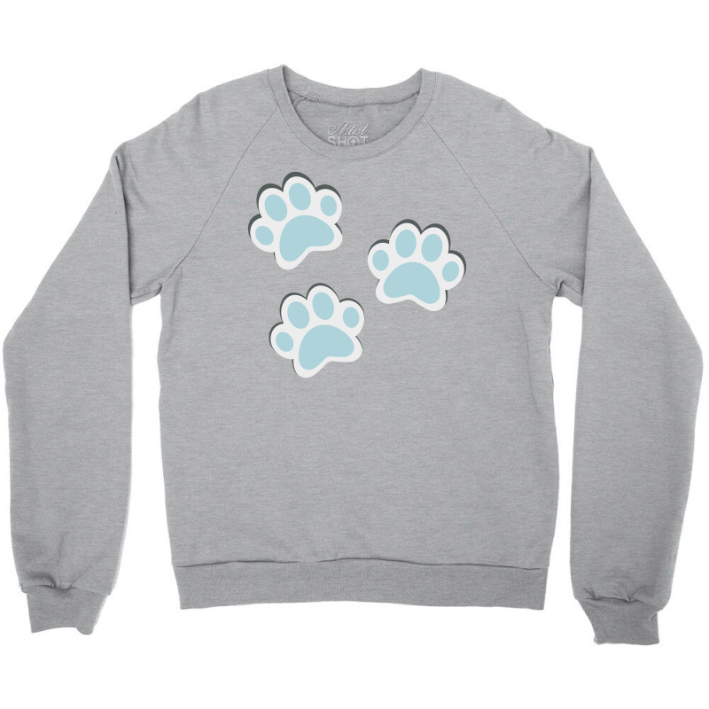 Paws Trail Cat Crewneck Sweatshirt by claristore | Artistshot