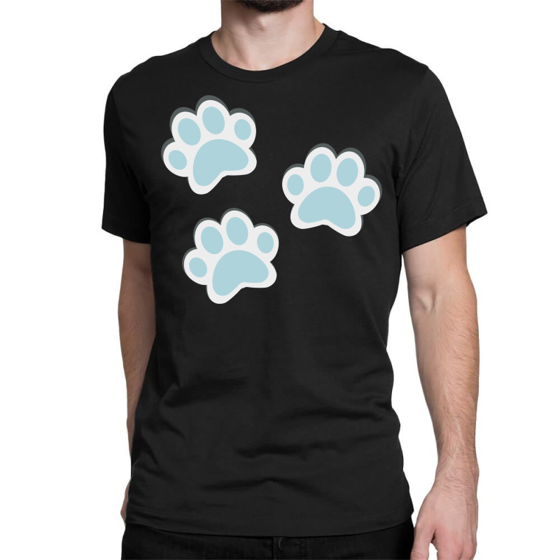 Paws Trail Cat Classic T-shirt by claristore | Artistshot