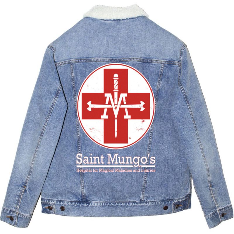 Saint Mungo's Hospital For Magical Maladies And Injuries Unisex Sherpa-lined Denim Jacket | Artistshot