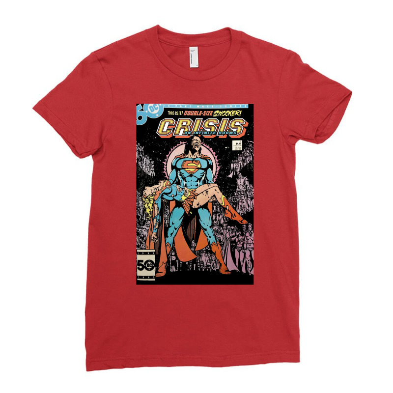 Crisis On Infinite Rooms Ladies Fitted T-Shirt by algievelinm | Artistshot