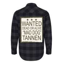 Wanted Dead Or Alive Flannel Shirt | Artistshot