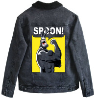 Spoon! The Tick Unisex Sherpa-lined Denim Jacket | Artistshot