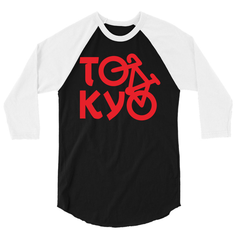 Tokyo Bicycle 3/4 Sleeve Shirt | Artistshot