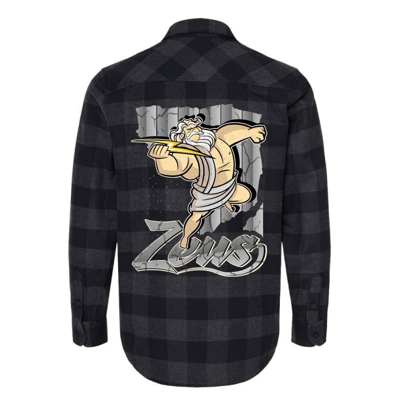 Zeus Greek Godhero Costume Training War Flannel Shirt by saucedogarrymfj | Artistshot