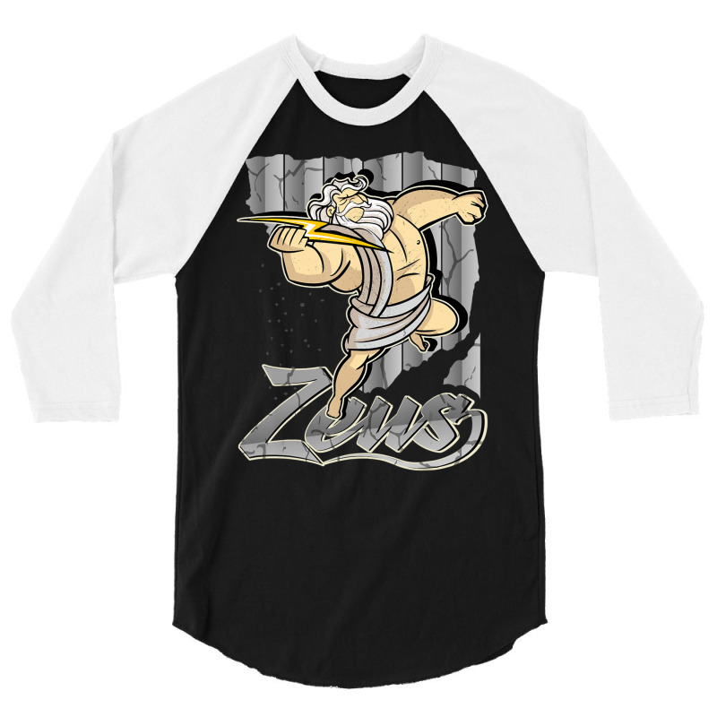 Zeus Greek Godhero Costume Training War 3/4 Sleeve Shirt by saucedogarrymfj | Artistshot