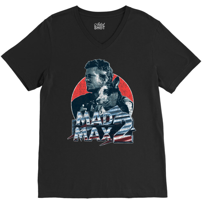 Mad Max 1 V-Neck Tee by alcapethaty | Artistshot