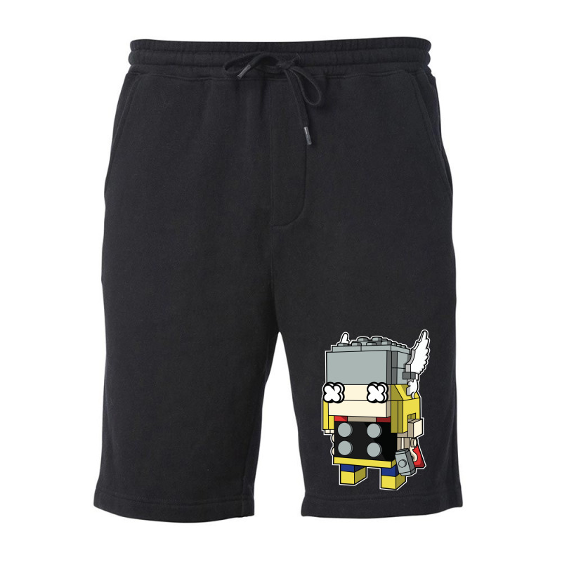 The God Of Thunder Brick Head Fleece Short | Artistshot