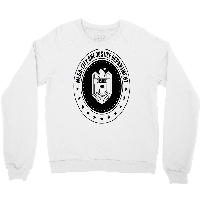 Mega City One Justice Department Judge Dredd Crewneck Sweatshirt by kuckjoanzh | Artistshot