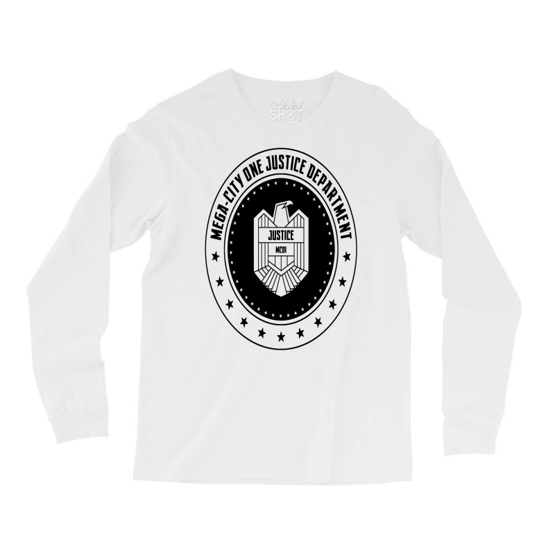 Mega City One Justice Department Judge Dredd Long Sleeve Shirts by kuckjoanzh | Artistshot