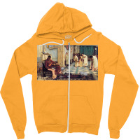 The Favourites Of The Emperor Honorius   John William Waterhouse Zipper Hoodie | Artistshot