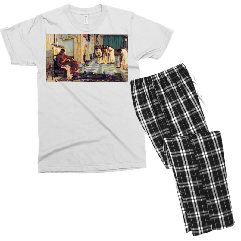 The Favourites Of The Emperor Honorius   John William Waterhouse Men's T-shirt Pajama Set | Artistshot