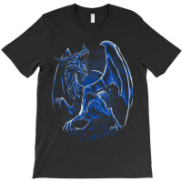 Dragon Blue Rpg Table Top Game Geometry Role Player T-shirt | Artistshot