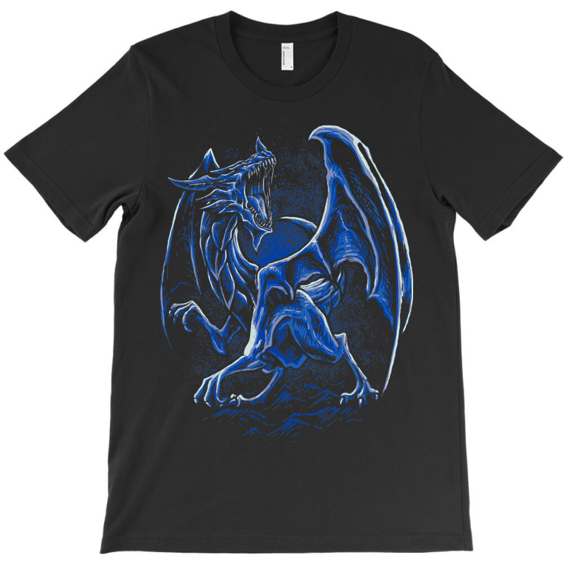 Dragon Blue Rpg Table Top Game Geometry Role Player T-Shirt by whoretacarpal | Artistshot