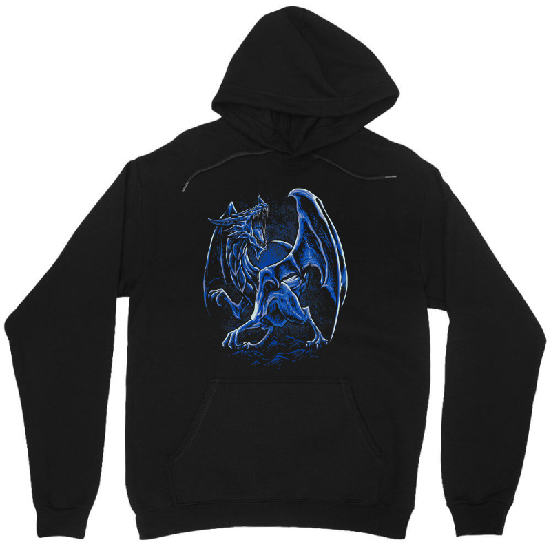 Dragon Blue Rpg Table Top Game Geometry Role Player Unisex Hoodie by whoretacarpal | Artistshot