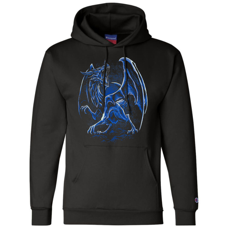 Dragon Blue Rpg Table Top Game Geometry Role Player Champion Hoodie by whoretacarpal | Artistshot