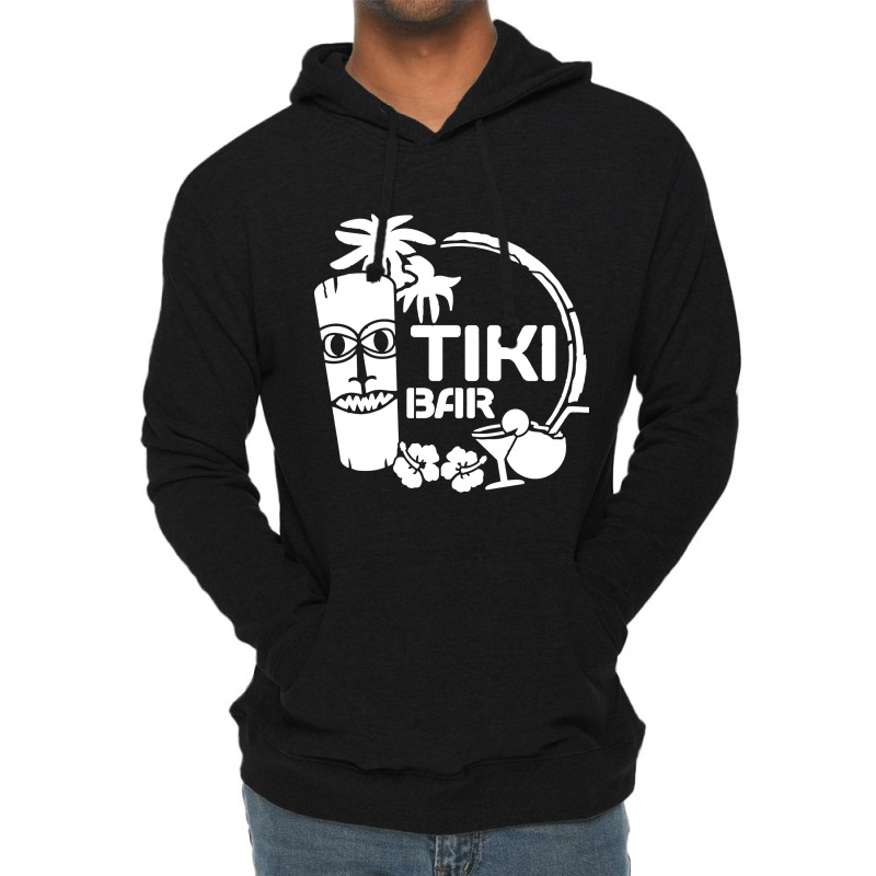 Tiki Bar Lightweight Hoodie by Tahu Art | Artistshot