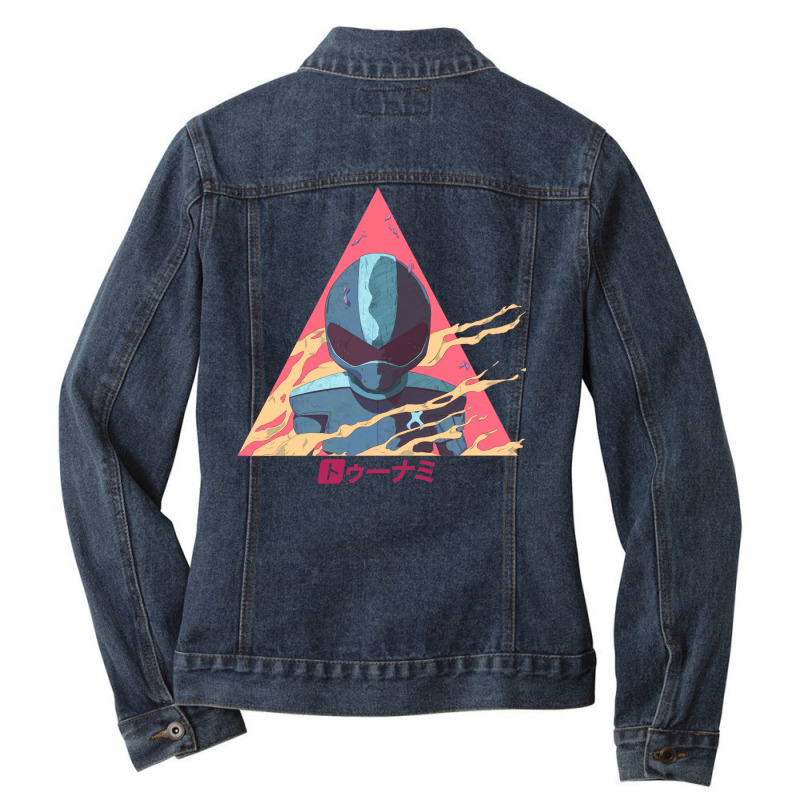 Toonami Tom Color Variation Ladies Denim Jacket by saheakamkuns | Artistshot