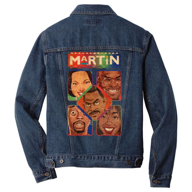 Vintage Martin Black Tv Shows Men Denim Jacket by donellajeremykoa | Artistshot