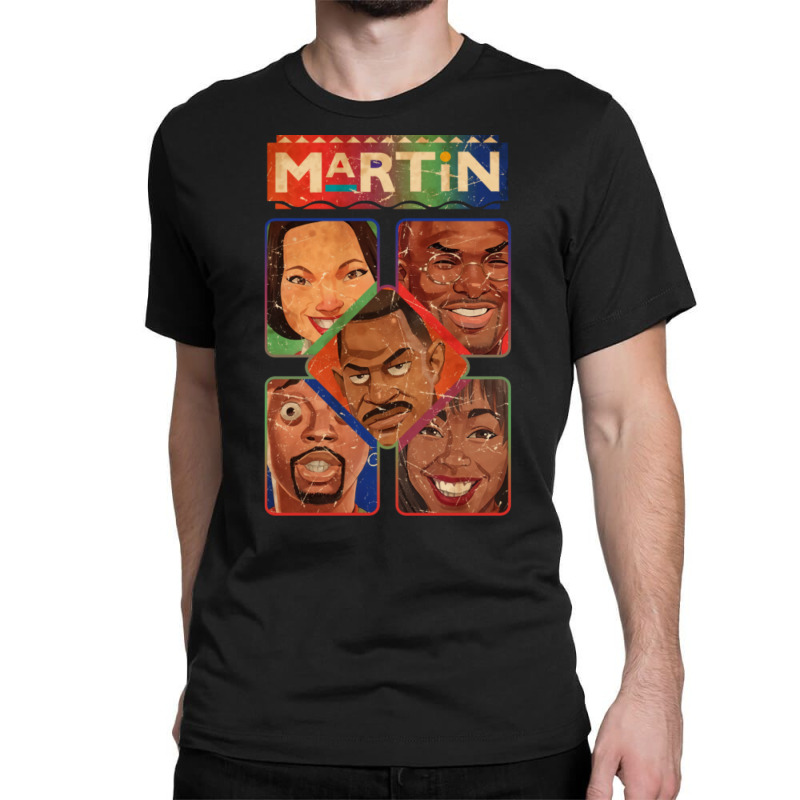 Vintage Martin Black Tv Shows Classic T-shirt by donellajeremykoa | Artistshot