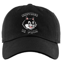 Existence Is Pain Nihilist 1920s Laughing Cat Kids Cap | Artistshot