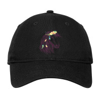 Horse Head Art With Flowers For Animal Lovers Horses Adjustable Cap | Artistshot