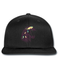 Horse Head Art With Flowers For Animal Lovers Horses Printed Hat | Artistshot